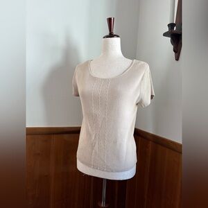 Vintage Rena Rowen short sleeve ribbed shirt